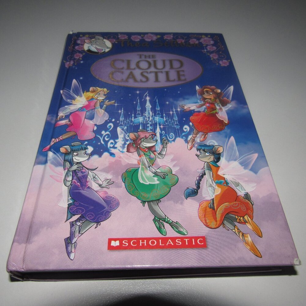 Thea Stilton THE CLOUD CASTLE Color Illustrated Scholastic Hardcover Book